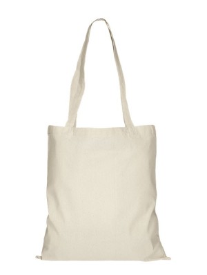 Tote bag classique en coton avec deux anses longues 38x42 cm.