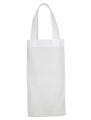 Non-woven bottle carrier bag 20x40 cm.