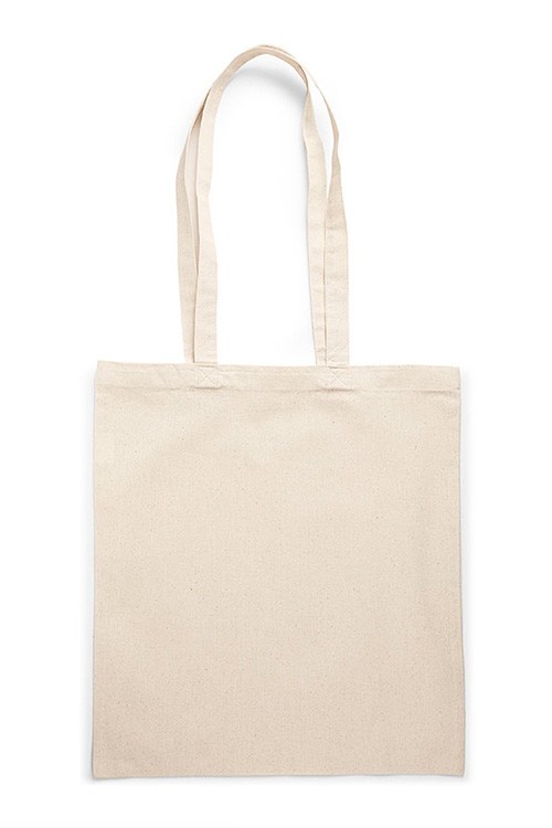 Classic cotton bag with two long handles 38x42 cm.