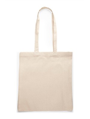 Sac en coton épais avec soufflets et fond de 10 cm et deux anses longues 38x42+10 cm