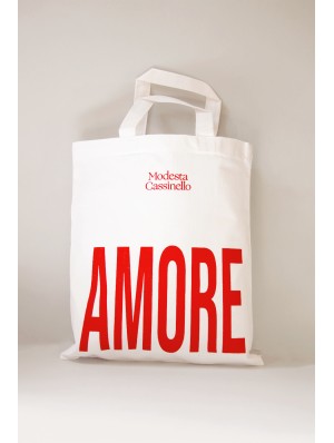 Mini tote bag en coton avec deux anses courtes 22x26 cm