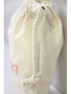 Sacs à cordon en coton, 10x14 cm.