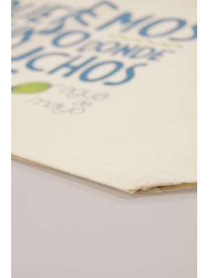 Sac en coton avec soufflets et fond de 12 cm et deux anses 48x36+12cm
