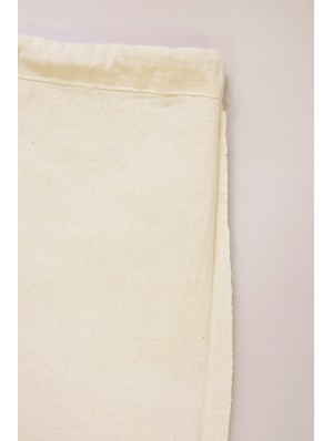 Fair trade cotton double drawstring sack 25x30 cm.
