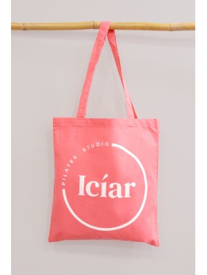 Tote bag classique en coton avec deux anses longues 38x42 cm.
