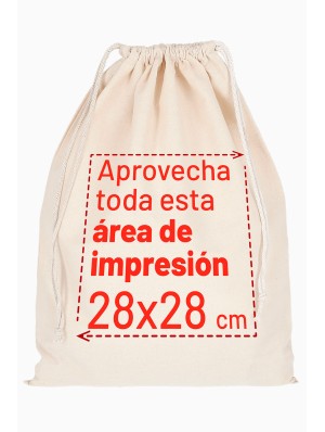 Bolsas con cordón ajustable, saco de 40x50 cm