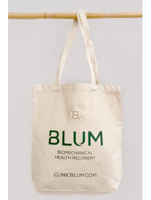 Thick canvas bag with 10 cm bottom gusset and long handles 42x42+10 cm.