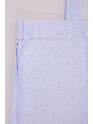 Tote bag classique en coton avec deux anses courtes 38x42 cm
