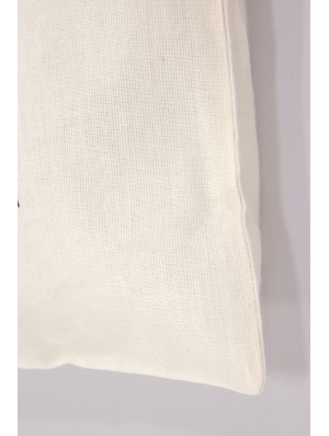 Tote bag classique en coton avec deux anses courtes 38x42 cm