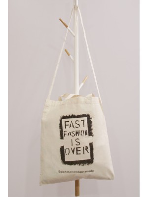 Sac bandoulière en coton avec une anse longue et deux anses courtes 38x42 cm