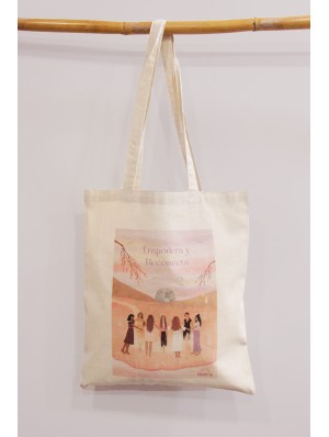 Tote bag classique en coton avec deux anses longues 38x42 cm.