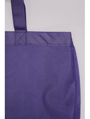 Square non-woven bag with two short handles 50x50 cm.