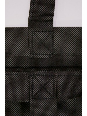 Square non-woven bag with two short handles 50x50 cm.