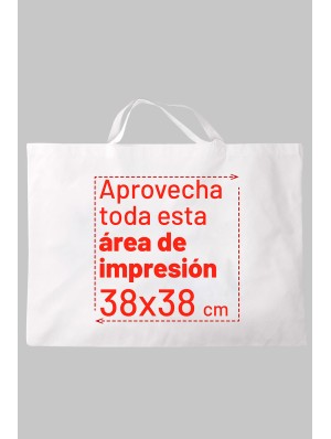 Bolsas grandes de No Tejido con asas cortas 70x50 cm.