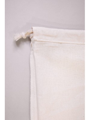Pochon en coton avec double cordon 30x45 cm.
