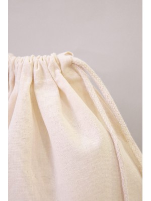 Pochon en coton avec double cordon 30x45 cm.