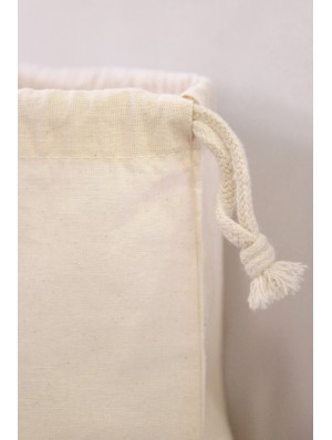 Pochon en coton avec double cordon 30x45 cm.