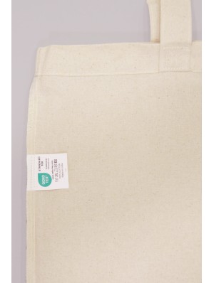 Sacs fourre-tout en coton tote bag de 180gr avec longues poignées 38x42 cm.