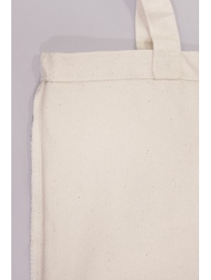 Tote bag classique en coton épais canvas avec deux anses longues 38x42 cm