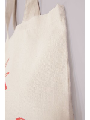 Sac fourre-tout en coton 220 gr. avec de longues poignées.