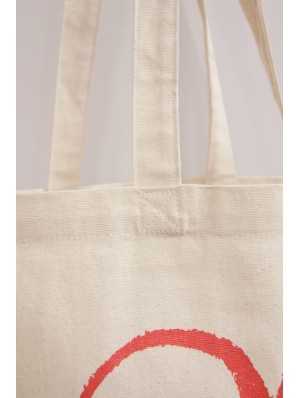 Sac fourre-tout en coton 220 gr. avec de longues poignées.
