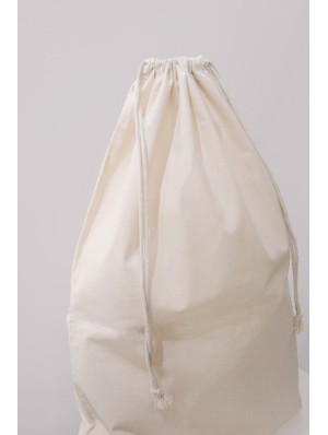 Cotton double drawstring sack with 38x38 cm print area 50x75 cm.