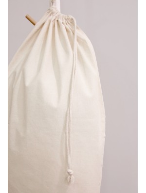 Cotton double drawstring sack with 38x38 cm print area 50x75 cm.