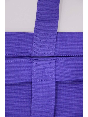 220 gr. top cotton bags with long handles and 10 cm. gusset