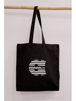 220 gr. top cotton bags with long handles and 10 cm. gusset