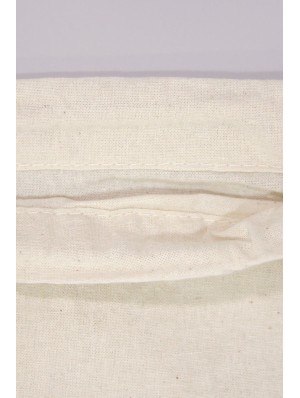 Sac à dos en coton sans fond avec double cordon 21x29 cm.
