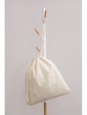 Sac en coton avec double cordon 38x42 cm.