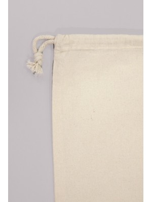 Pochon en coton Fair Trade 40x50 cm avec double cordon