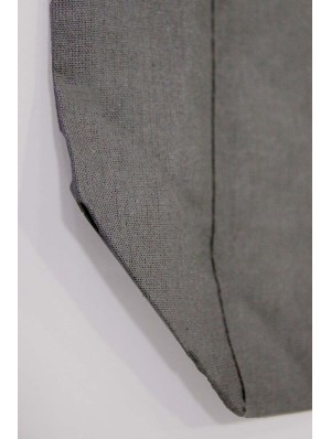 Cotton bag with 10 cm bottom gusset and long handles 38x42+10 cm.