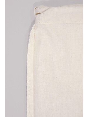 Cotton single drawstring flat backpack 40x54 cm.