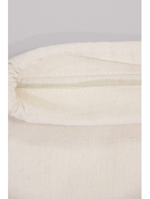 Cotton single drawstring flat backpack 40x54 cm.
