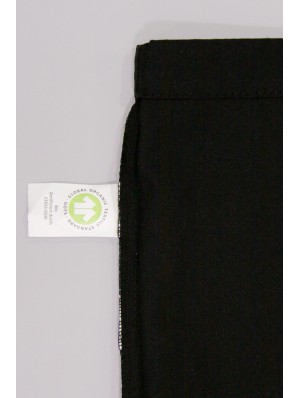 Organic cotton bag with two short handles 38x42 cm.