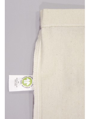 Organic cotton bag with two long handles 38x42 cm.