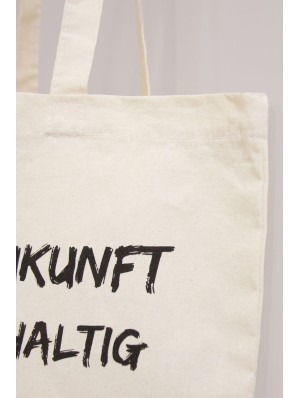 Organic cotton bag with two long handles 38x42 cm.