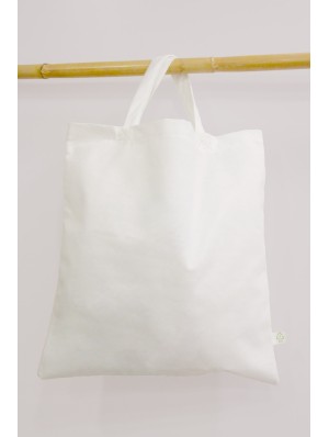 Bolsas de PET reciclado con dos asas cortas 38x42 cm.