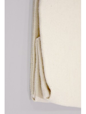 Top cotton bags, horizontal with long handles and 10 cm gusset