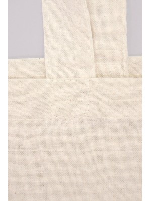 Bolsas de algodón de comercio justo. Base de 12 cm y asas largas. 48x36 cm