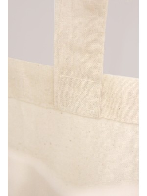Bolsas de algodón de comercio justo. Base de 12 cm y asas largas. 48x36 cm