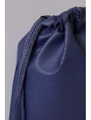 Non-woven double drawstring sack with 6x9 cm print area 10x14 cm.