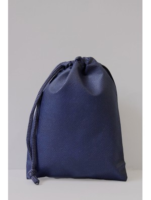 Non-woven double drawstring sack with 6x9 cm print area 10x14 cm.