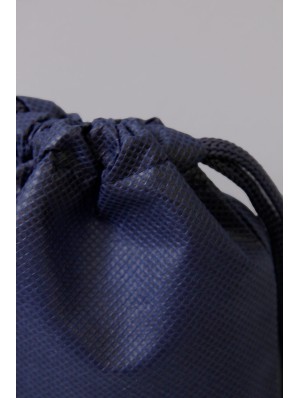 Non-woven double drawstring sack with 6x9 cm print area 10x14 cm.