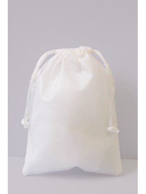 Non-woven double drawstring sack with 6x9 cm print area 10x14 cm.