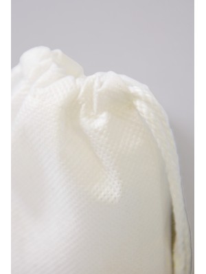Non-woven double drawstring sack with 8x10 cm print area 15x20 cm.