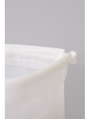 Non-woven double drawstring sack with 15x15 cm print area 25x30 cm.