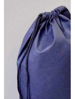 Sac non tissé avec double cordon 22x30 cm de diamètre 30x45 cm.