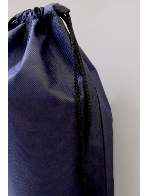 Sac non tissé avec double cordon 22x30 cm de diamètre 30x45 cm.